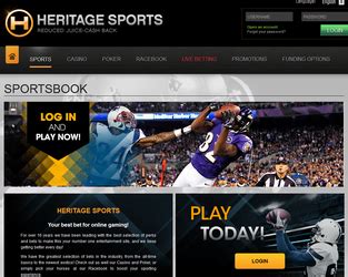 heritage sportsbook review|sportsbook ratings and reviews.